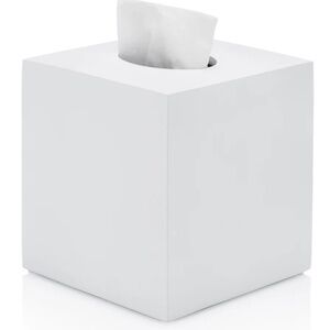 ESSENTRA HOME  Modern White Tissue Box Cover